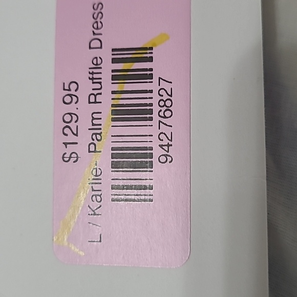 NWT Karlie Colorful Palm Floral Ruffle Dress size Large - Picture 5 of 9